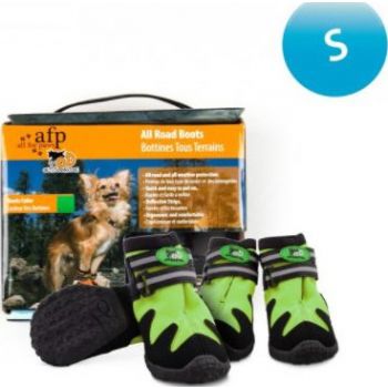  OUTDOOR DOG SHOES - GREEN / S 
