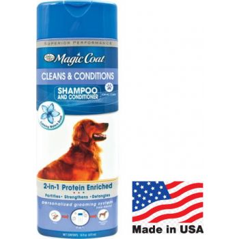  Four Paws Magic Coat Cleans & Conditions 2-in-1 Shampoo & Conditioner for Dogs 16oz 