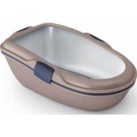 PAWSITIV EMMA ELEGANTE 'XL' - CAT LITTER AND TOILET BOX - PASTEL GREY