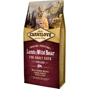  Carnilove Lamb & Wild Boar For Adult Cats 6kg 