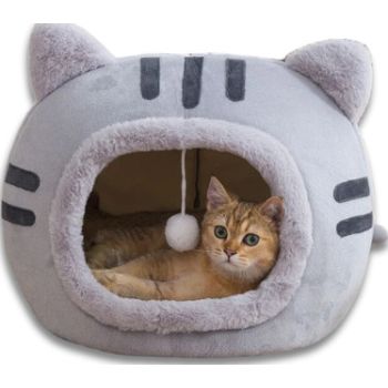  SAAS CAT HOUSE BEDS M GRAY 40*40*32 CM 