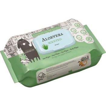  Pawsitiv Pet Wipes Cat And Dog Aloe Vera Scent 