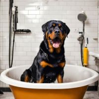 Dog Shower Large Size 26 To Up     (STORE SERVICE ONLY)