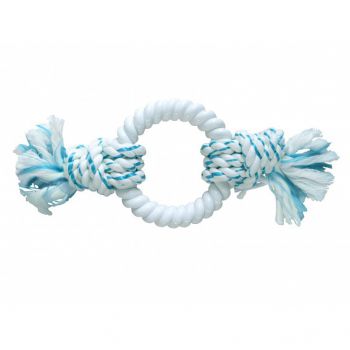  Nylon Ring Dental Rope Tug - Blue 