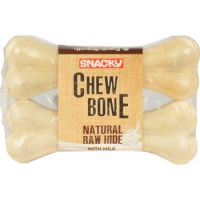SNACKY WHITE PRESSED BONE 5” 95G