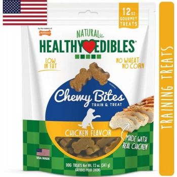  Nylabone Healthy Edibles Grain Free Chewy Bites Chicken Flavor 