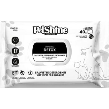  PetShine Wet Wipes Detox 40Pcs 