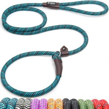 Fida Durable Slip Lead Dog Leash / Training Leash(6ft length, 1/2″ thick Rope) Blue 