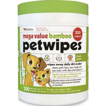  Mega Value Bamboo PetWipes 
