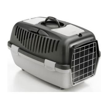  PAWSITIV MARCOPOLO 3 - CARRIER BOX FOR CAT & DOG - GREY 