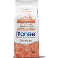 MONGE Dog adult all breeds Salmon and Rice 12 kg