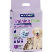 Doctor Pet TRAINING PADS 60x90cm 55g with stick on Lavender 20counts