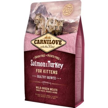  Carnilove Salmon & Turkey For Kittens Dry Food  2kg 