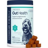 Synergy Labs Veterinary Formula Gut Health Formulated Probiotic Chews Supplement for Dogs – 225g [Count - 60]