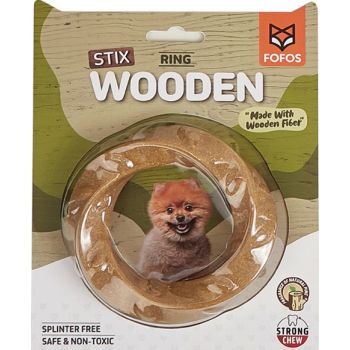  FOFOS Woodplay Ring Dog Toys 