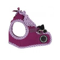 PUPPIA VIVIEN HARNESS B PURPLE L Neck 11.41" Chest 16.92"
