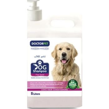  Doctor Pet Flax Seed Dog Shampoo - 5 Liters 