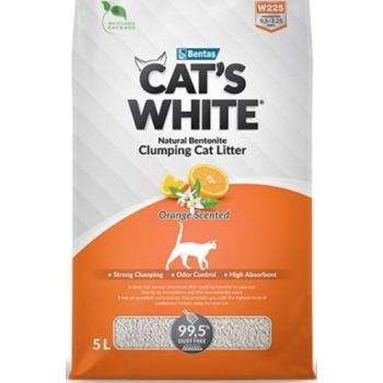  Cats White Litter 5L Orange 