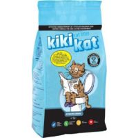 Kiki Kat White Bentonite Clumping Cat litter – Activated Carbon – 10L (8.7 KG)