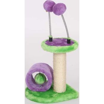  Catry Scratch Post Cat Tree With Toy 24x20x24cm 