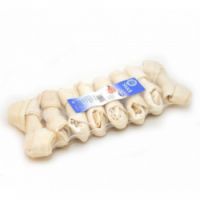 DUVO KNOTTED WHITE BONE 8PC,13CM,35-40gm:5413382024895
