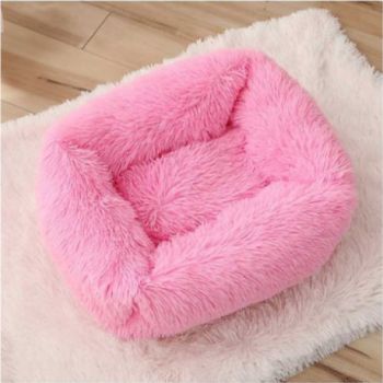  Petbroo Soft Square Cushion-XS-35Cm Pink 