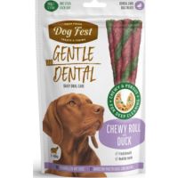 Dog Fest Dental Treats For Adult Dogs -Chewy Roll -Duck 100g