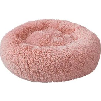  Pado Pet Fluffy Donut Cushion Pink Medium 50x20cm 