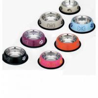 DOG&amp;CAT DESIGNER ANTI SKID BOWL .45L (16oz)