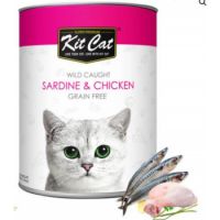 Kit Cat Wet Food Wild Caught Sardine & Chicken 400G