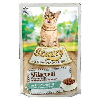  Stuzzy Cat Wet Food Shreds with Rabbit 85g 