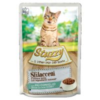 Stuzzy Cat Wet Food Shreds with Rabbit 85g