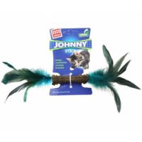 Gigwi Catnip Jhonny Stick w/ Double Side Natural Feather