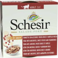 Schesir Salad Cat Wet Food Tuna And Anchovy With Sweet Potatoes And Cranberries 85G