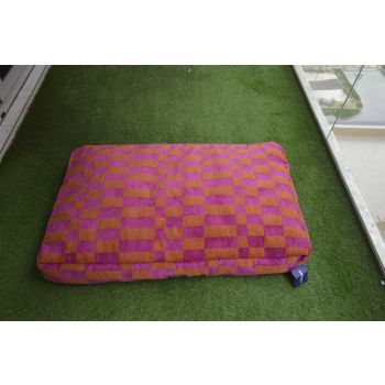  DOCTOR PET DOG BED RETRO WAVE MEDIUM VR02 PINK RETRO 85x55x15 