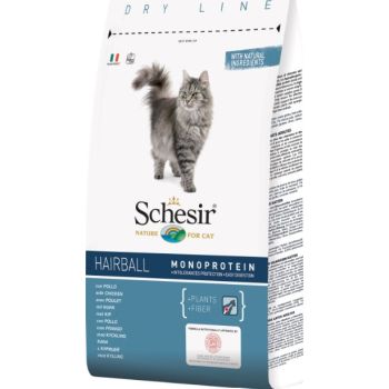  Schesir Cat Dry Food Hairball With Chicken 400g 