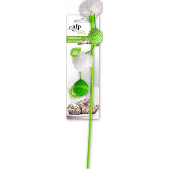  Fluffy Wand Cat Toys Green 