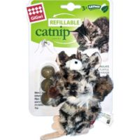Gigwi Strange Mouse Refillable Catnip with 3 catnip balls