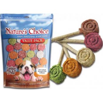  Natureâ€™s Choice Lollipops Assorted Color, Pack of 20 