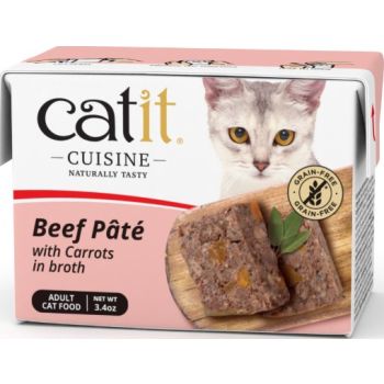  Catit Cuisine Beef Pate with Carrots, 95g Tetra 