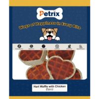 Petrix Heart Waffles with Chicken - 5 Pcs