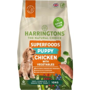  Harringtons Superfoods Chicken with Vegetables Puppy Dry Dog Food 1.7kg 