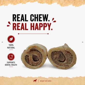  Petrix Small Cheek Rolls Peanut - 2 Pcs 