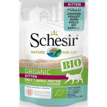  Schesir Cat Pouch Bio - Kitten Chicken (85g) 