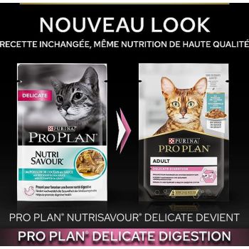  Pro Plan Nutri Savour Delicate Cat - Oceanfish in Gravy (85g) 