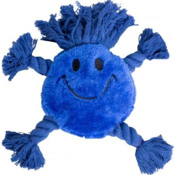  Freedog  Happy Emoji Durable Plush Toys for Dogs - Blue 