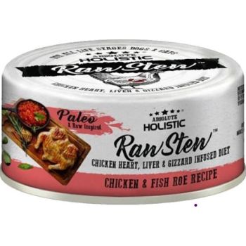  Absolute Holistic RawStew - Chicken & Fish Roe Recipe 80g 