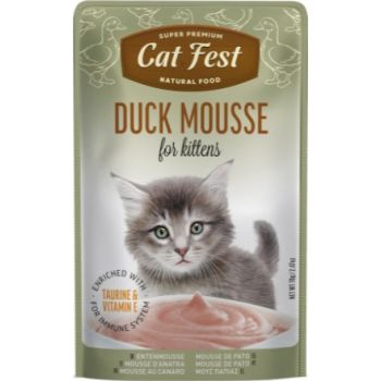  Cat Fest Duck Mousse For Kittens 70g 