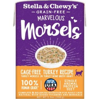  Cat Marvelous Morsels – Cage Free Turkey Recipe – 5.5 Oz 
