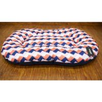 Empets Pontoon Cushion Modern Printed Red & Blue 96x64cm